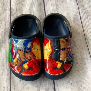 Crocs Toddler Boys Size 11 Avengers Design